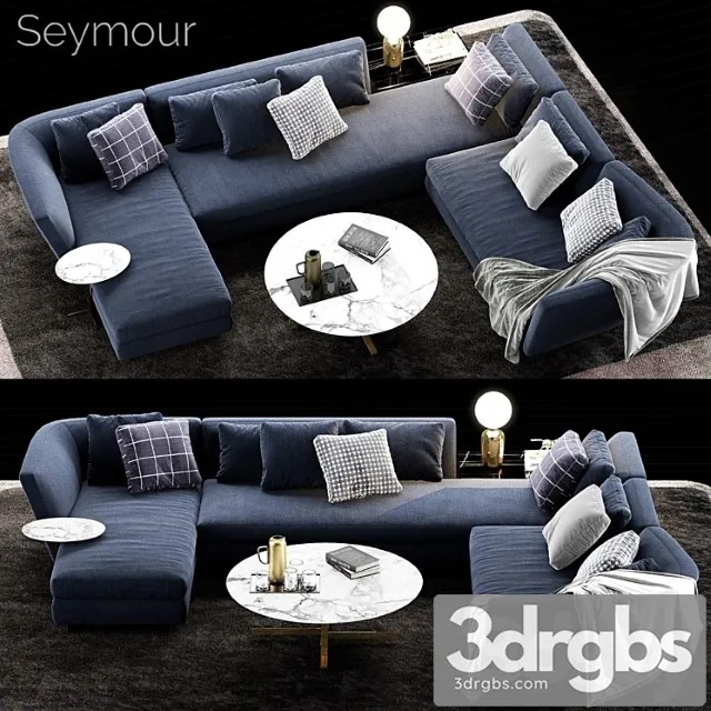 Minotti seymour sofa 3 2 3dsmax Download