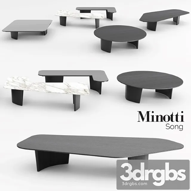 Minotti Song Coffee Tables 1 3dsmax Download