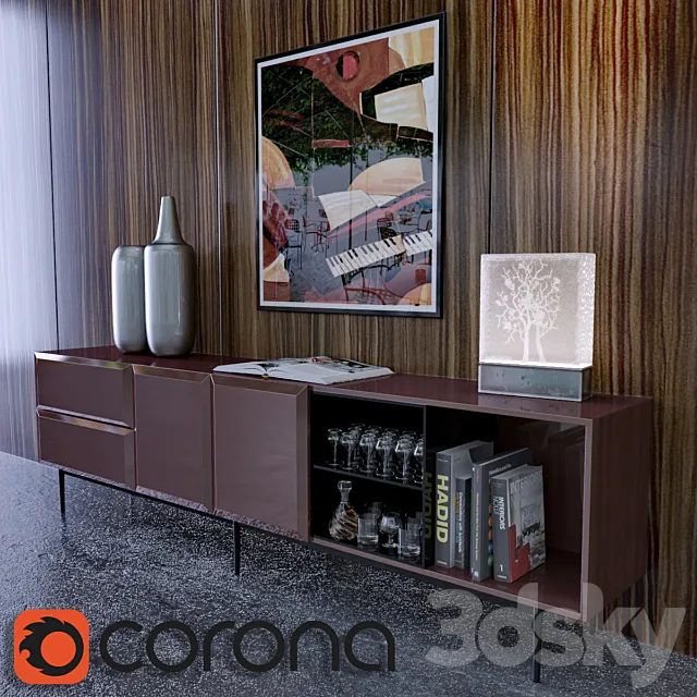 MINOTTI SPACE CONSOL 3DS Max Model