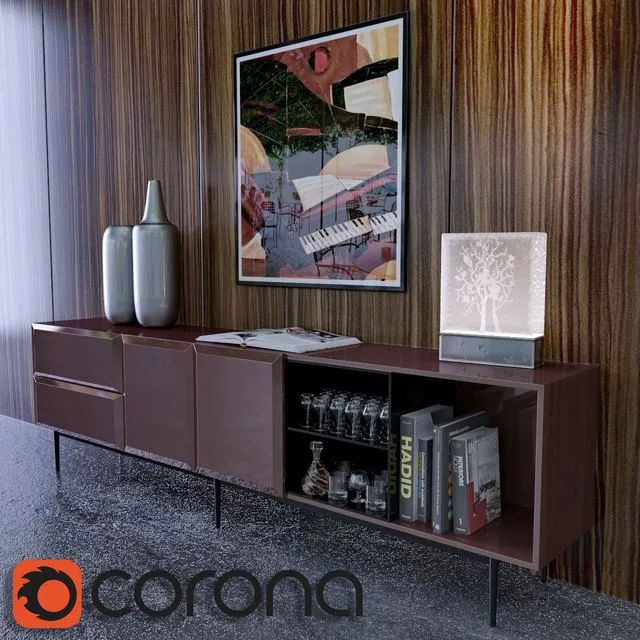 MINOTTI SPACE CONSOL 3dsMax Model