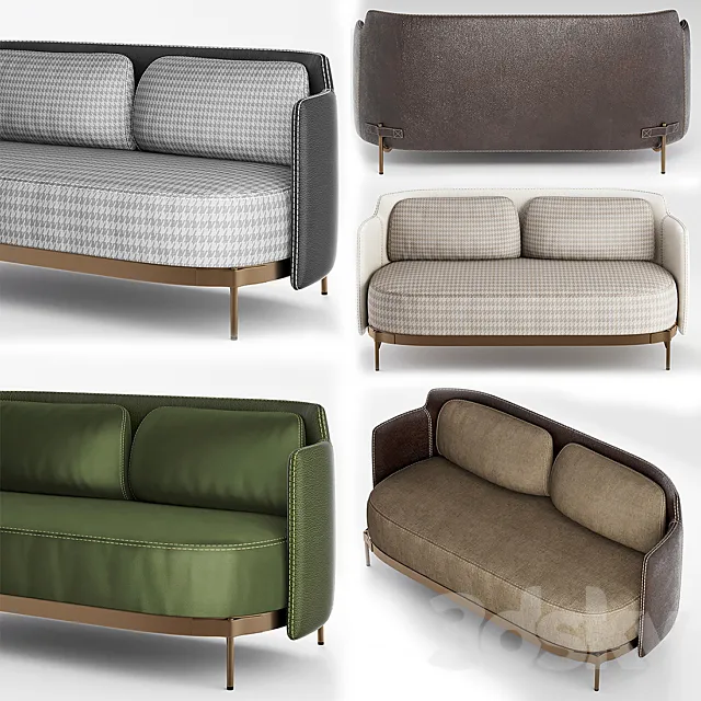 minotti tape sofa 3ds Max