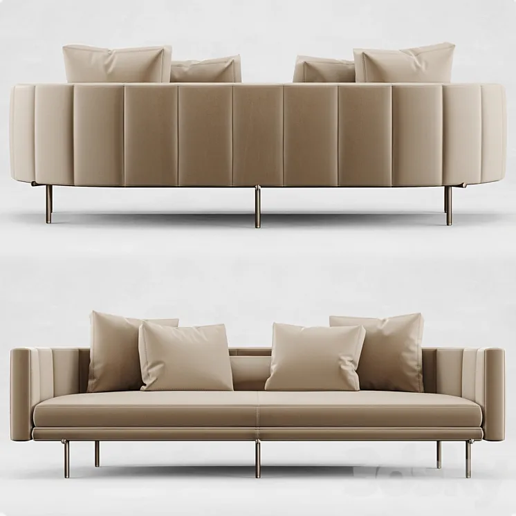 Minotti tori sofa 3DS Max