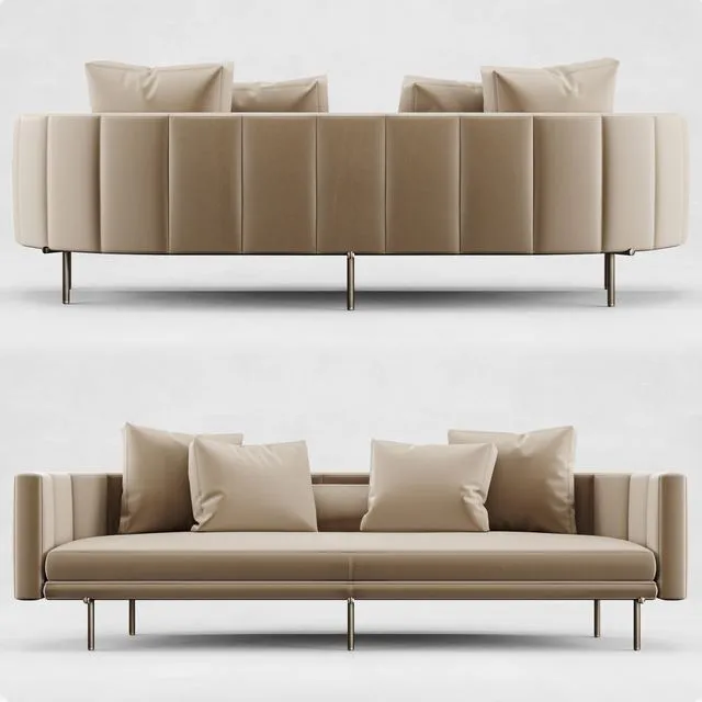 Minotti tori sofa 3dsMax Model