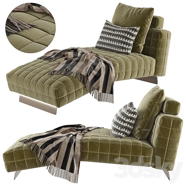 Minotti Twiggy Comfort Couch 3ds Max