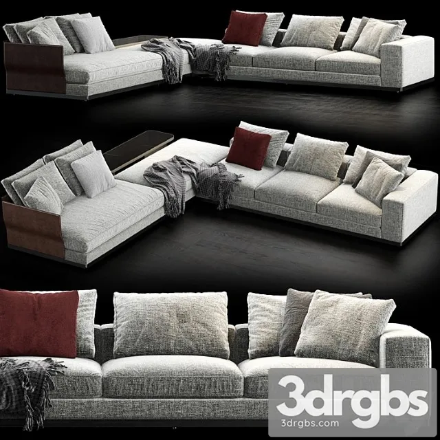 Minotti west sofa 1 2 3dsmax Download