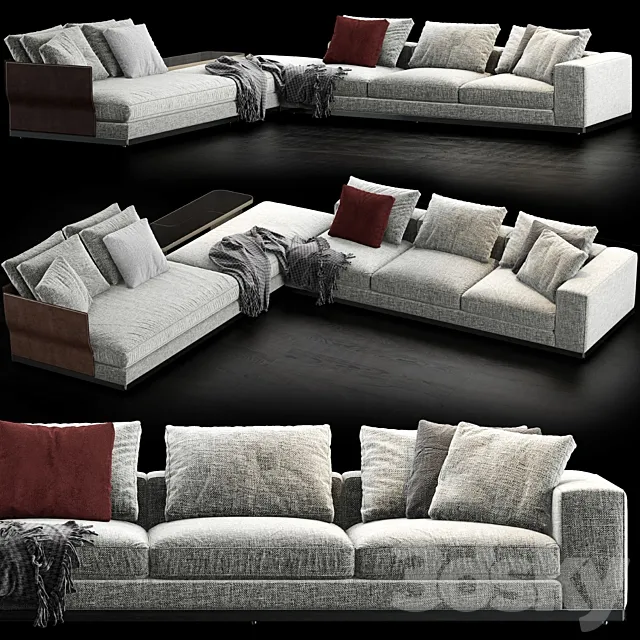 Minotti West Sofa 1 3DSMax File