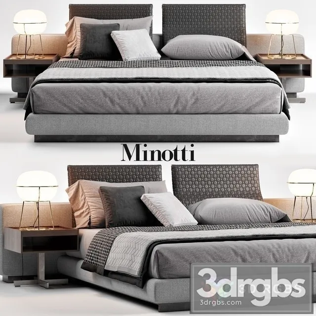 Minotti Yang Bed 3dsmax Download