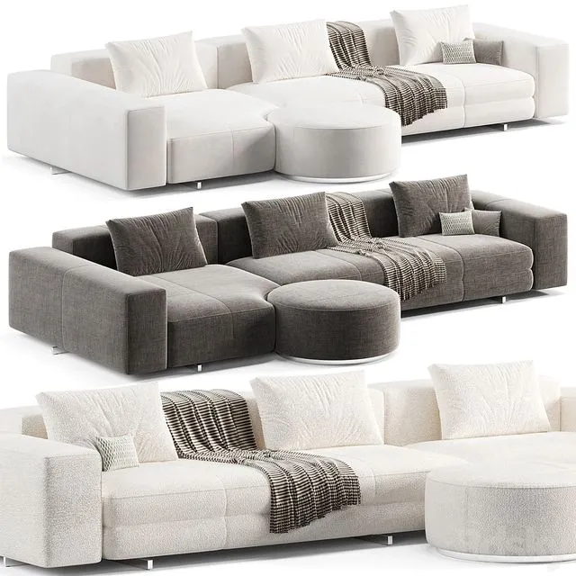 Minotti Yves Sofa 2 3dsMax Model