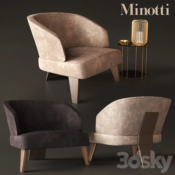 Minotti_Freeman 3DS Max