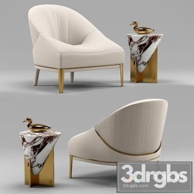 Minstrel Rosemary Leather Armchair 3dsmax Download