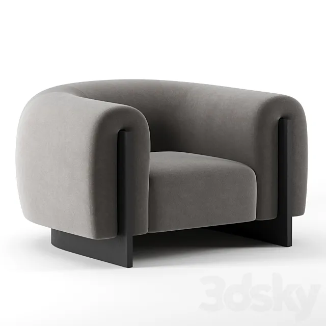 MINUIT ARMCHAIR by STEPHANE PARMENTIER 3ds Max