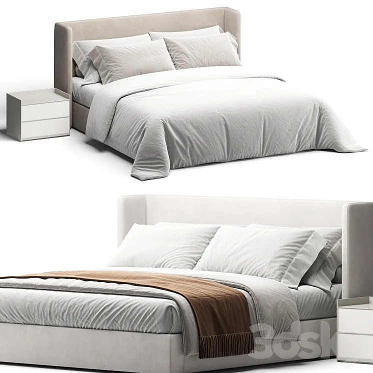 Mira M Bed 3DS Max Model