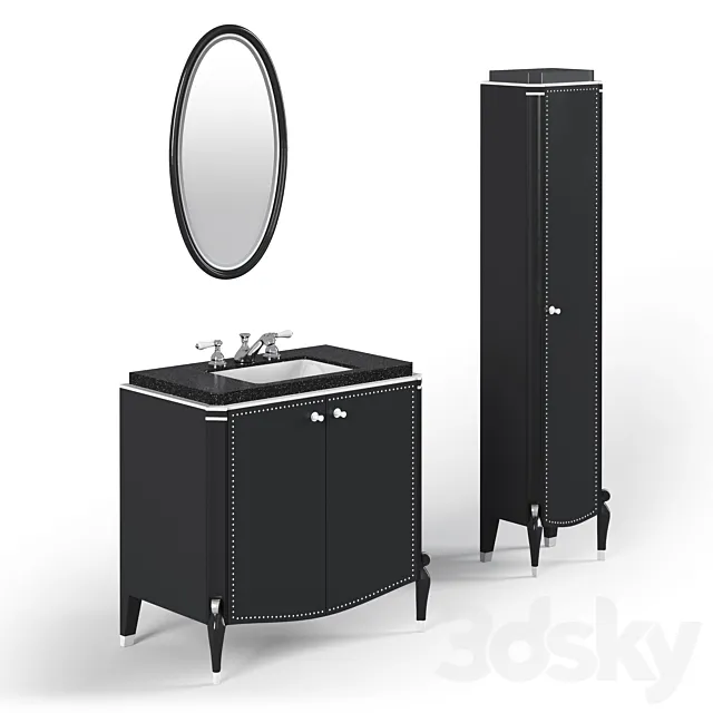 MIRO MOBILI. mirror. nightstand. wardrobe. Ruhlmann collection 3DSMax File