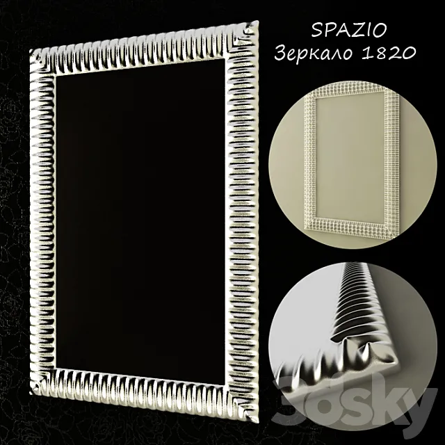 Mirror 1820 Tarocco Vaccari 3DS Max Model