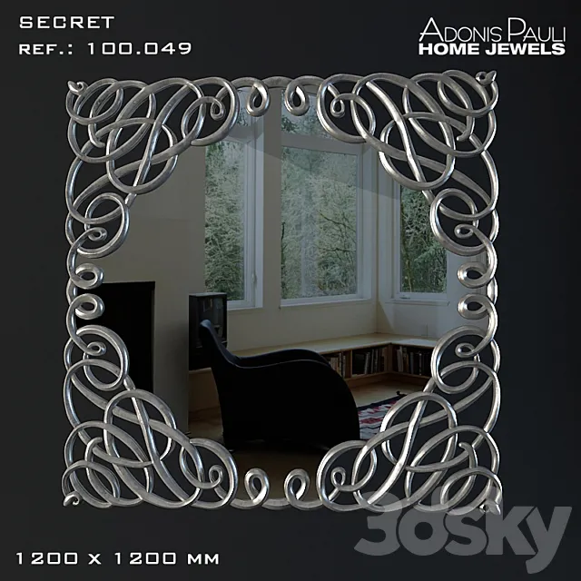 Mirror Adonis Pauli Secret 3ds Max