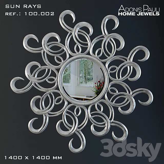 Mirror Adonis Pauli Sun Rays 3DSMax File