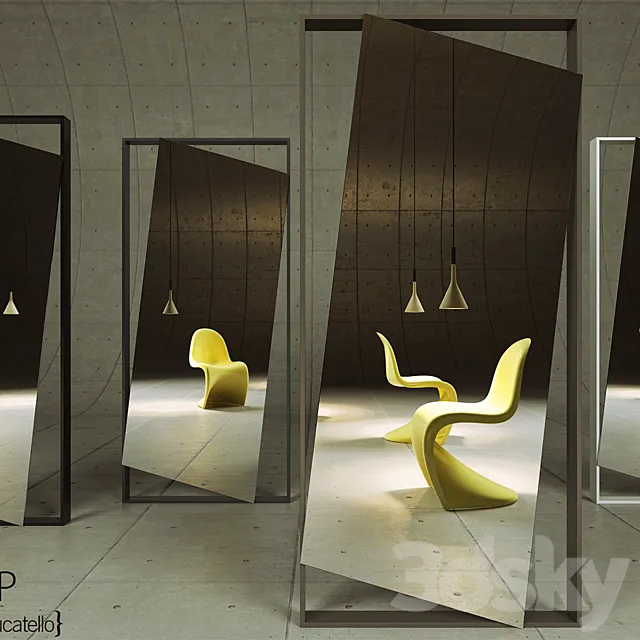 Mirror Bonaldo Hang Up 3DS Max Model