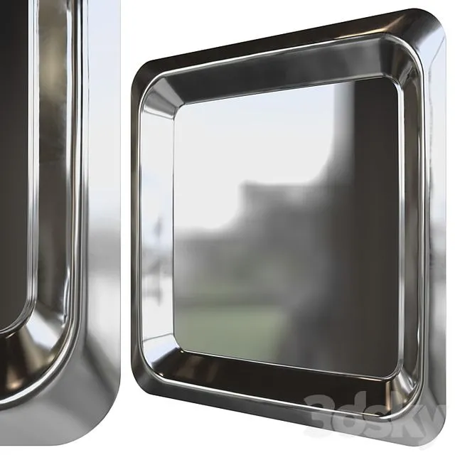Mirror CATTELAN ITALIA GLENN 120×120 3dsMax Model