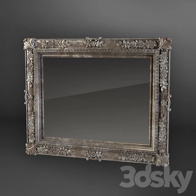 mirror classicflower 3DS Max Model