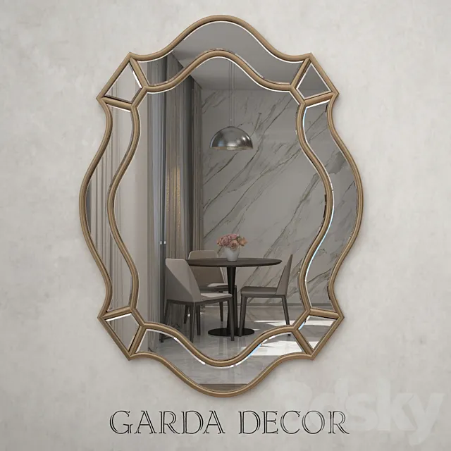 Mirror Garda Decor 3DS Max Model