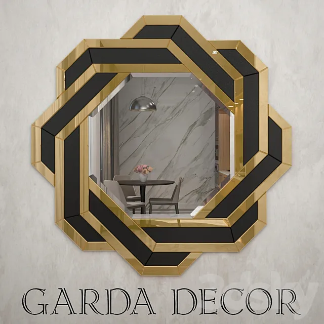 Mirror Garda Decor 3DS Max Model