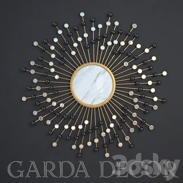 Mirror Garda Decor 3DS Max Model