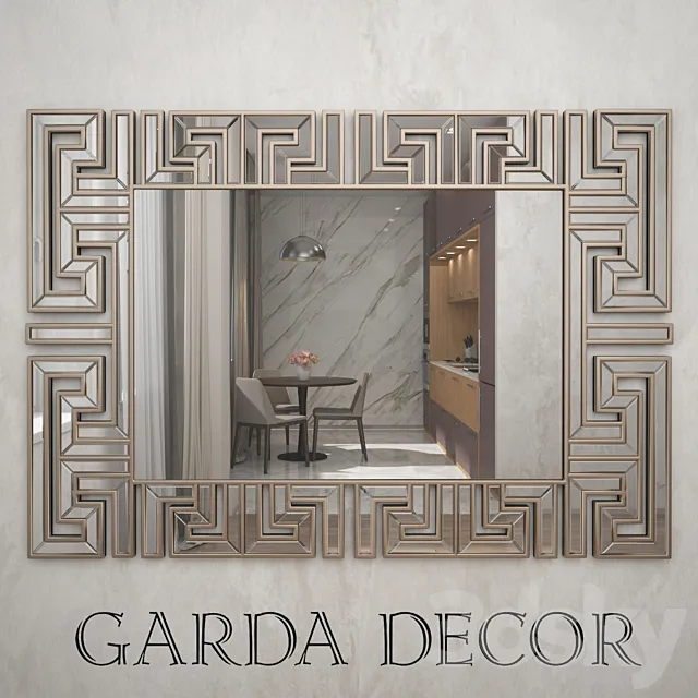 Mirror Garda Decor 3DS Max Model