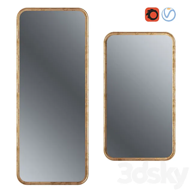 Mirror Gold 3DS Max Model