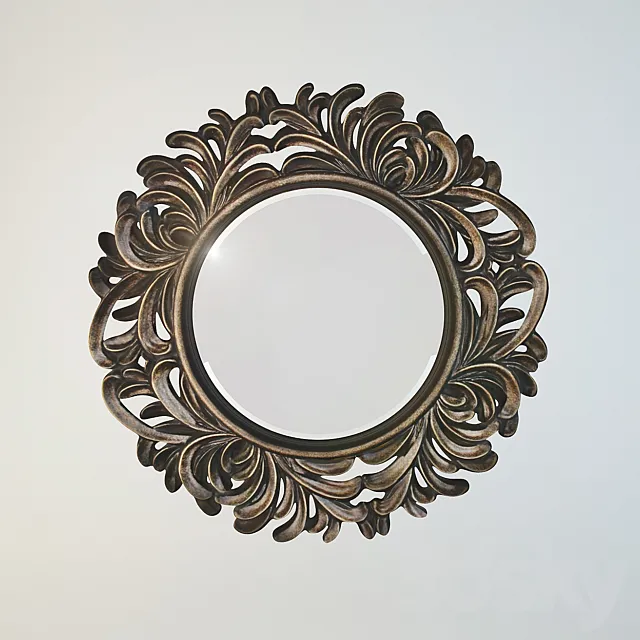 Mirror in carved frame 3DSMax File