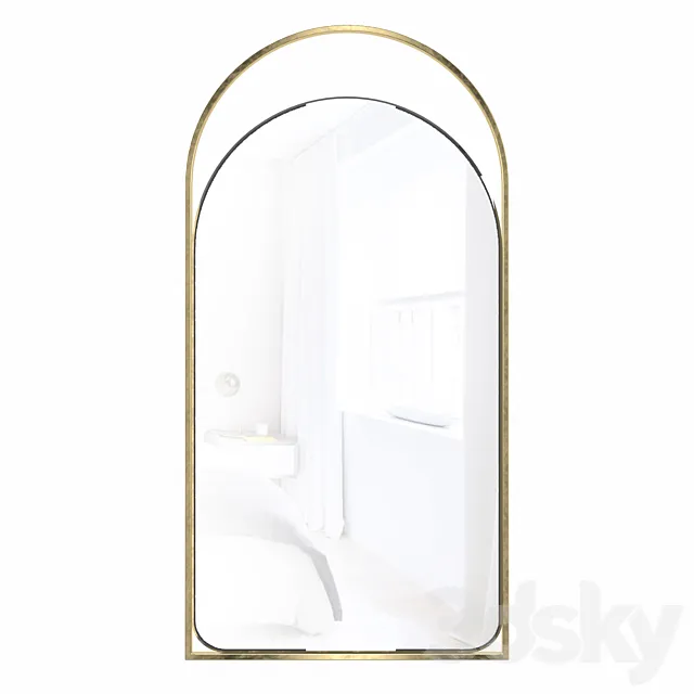 Mirror in the form of an arch Kailin 3ds Max