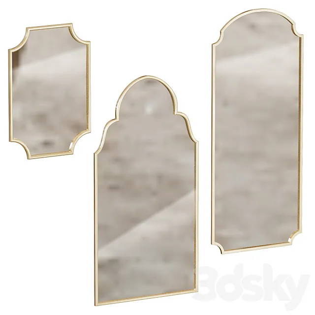 mirror set cazarina 3DS Max Model