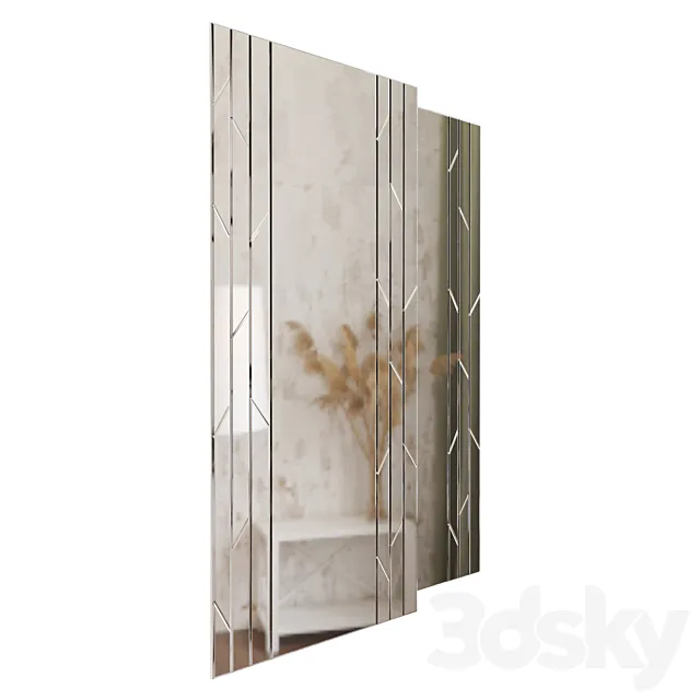 Mirror with facet 3ds Max