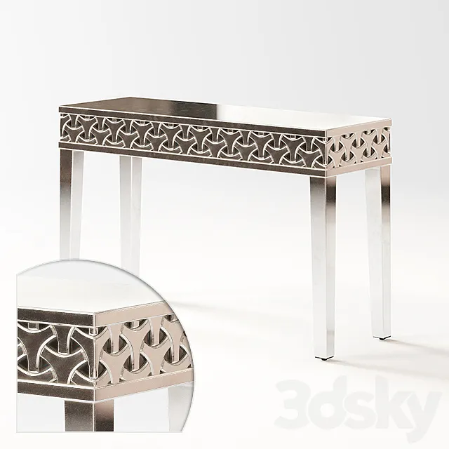 Mirrored console table. 3DSMax File