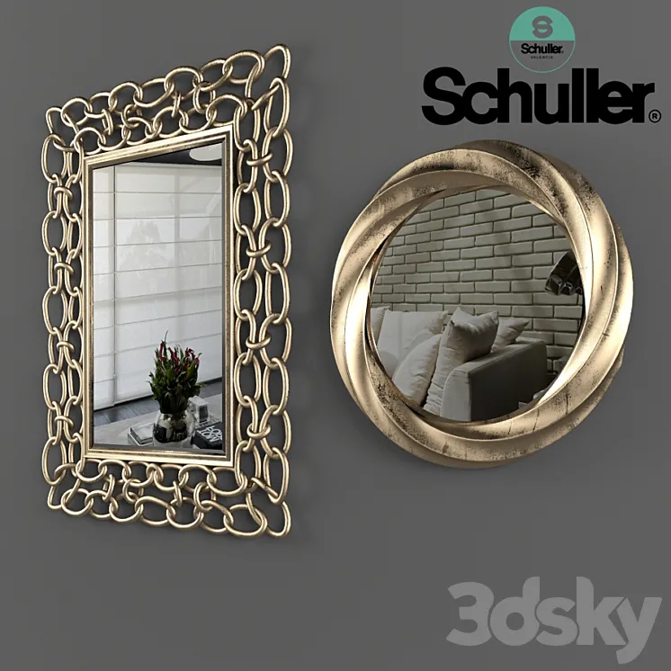 Mirrors SCHULLER 3DS Max