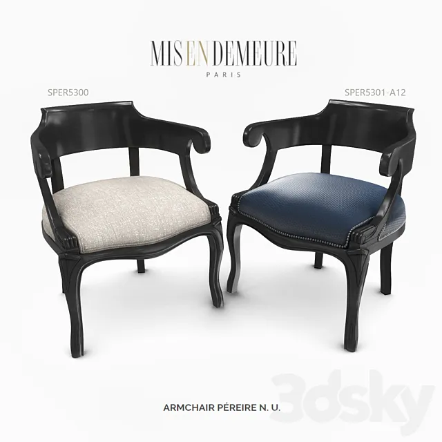 Mis en Demeure – Pereire Armchair 3DSMax File