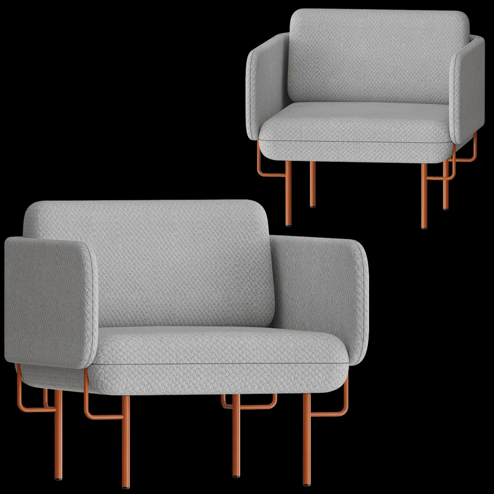 MISSANA – Armchair Missana Alce 3ds Max