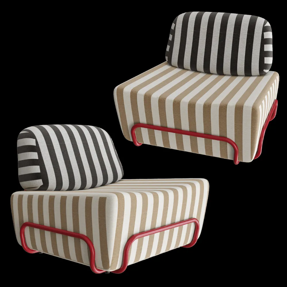 MISSANA – Armchair Pigro 3ds Max