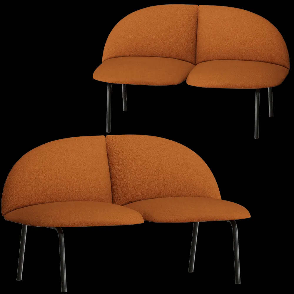 MISSANA – Armchair Terra two-seater 3ds Max