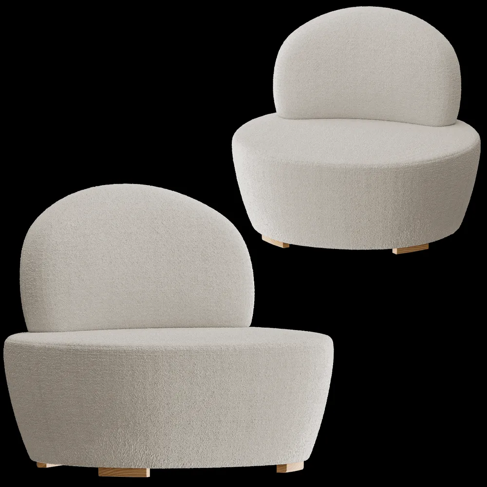 MISSANA – Armchair Twin Moon 3ds Max