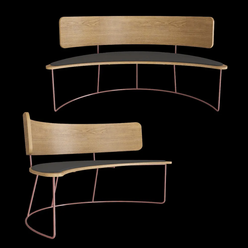 MISSANA – Bench Boomerang 3ds Max
