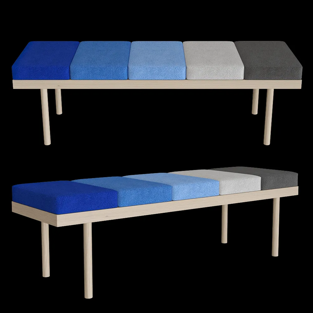 MISSANA – Bench Valentino 3ds Max