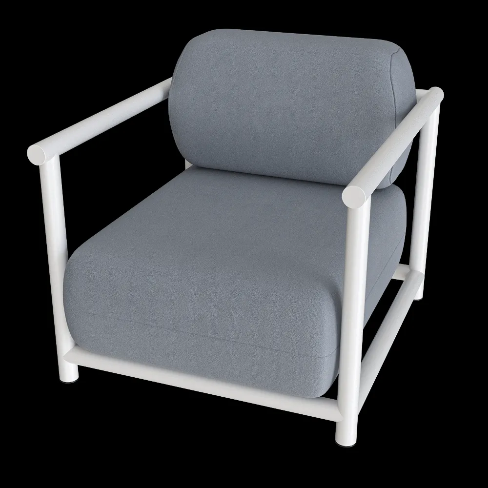 MISSANA – Outdoor armchair Bamboo 3ds Max