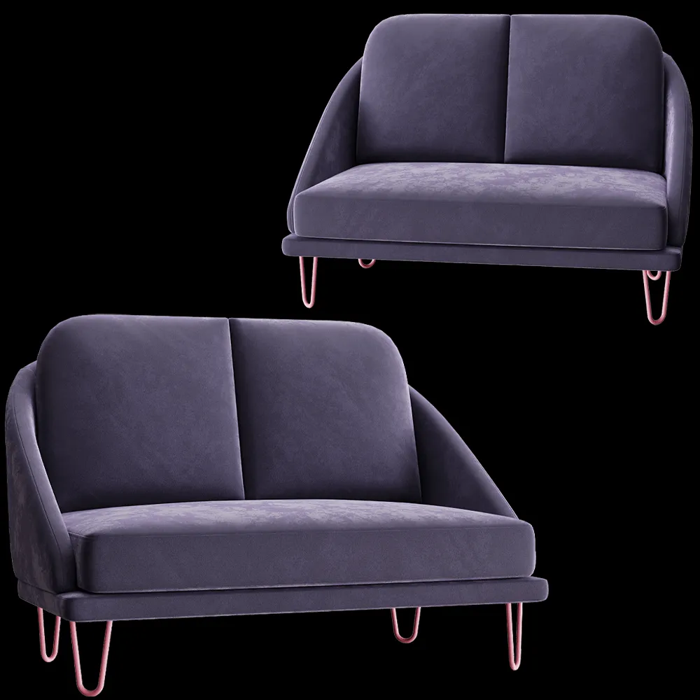 MISSANA – Sofa Agora 2 seater 3ds Max