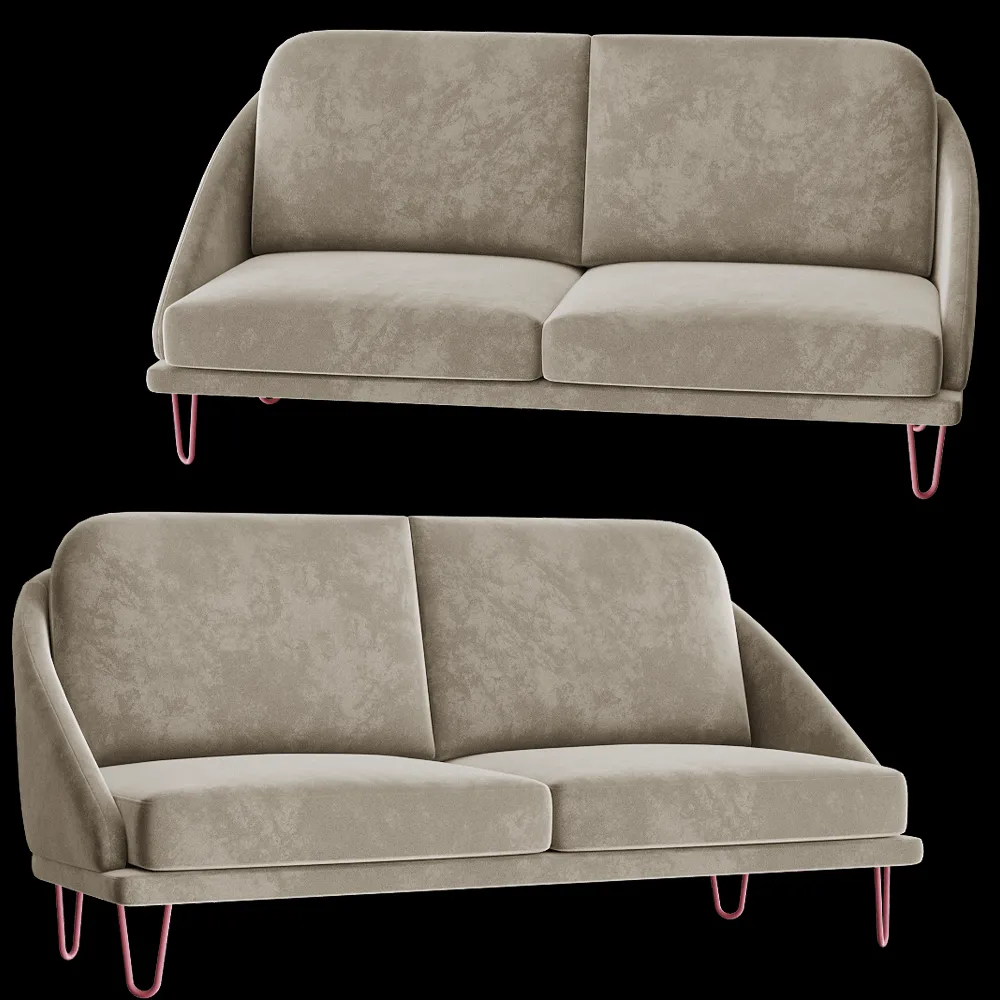 MISSANA – Sofa Agora 3 seater 3ds Max