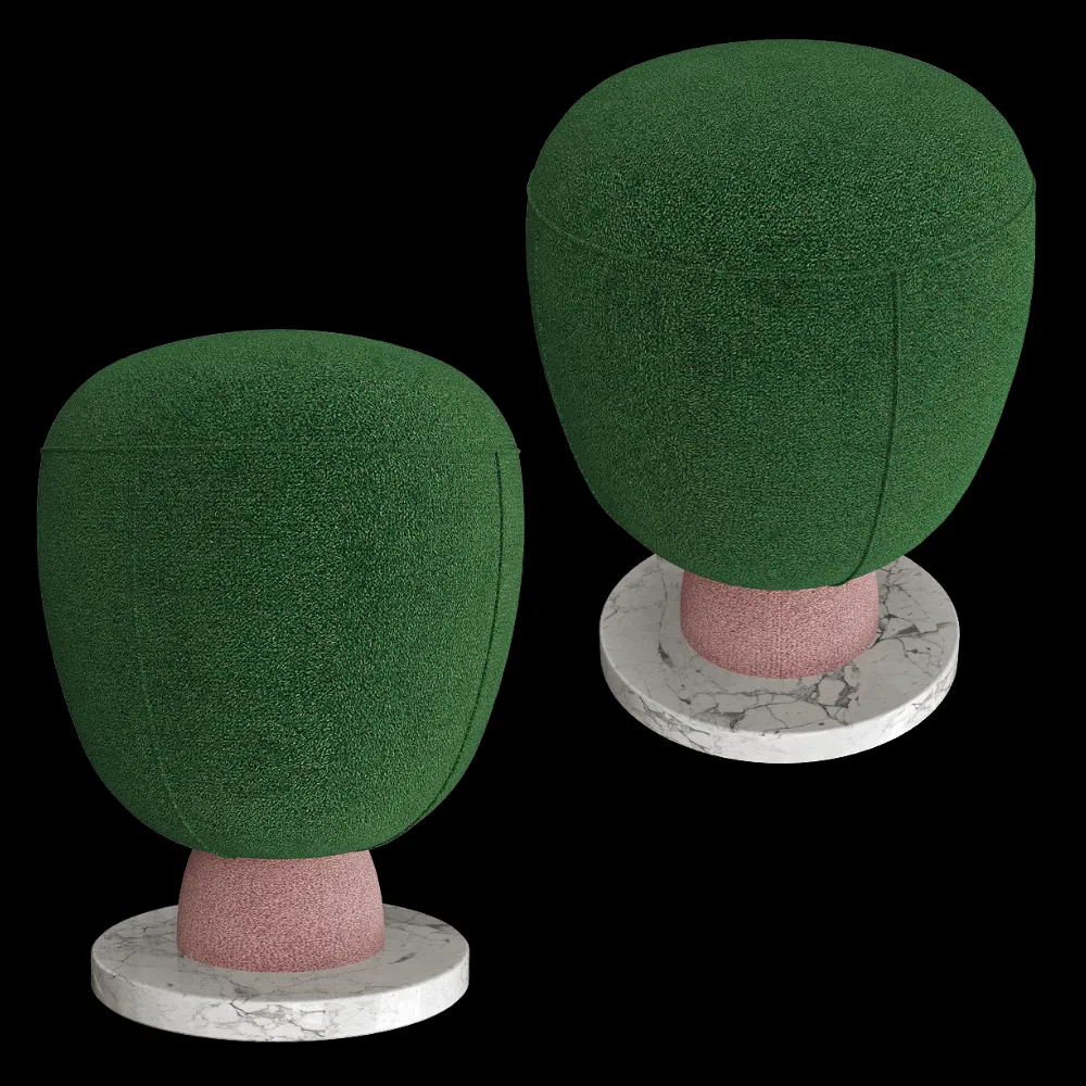 MISSANA – Toadstool Big Ottoman 3ds Max