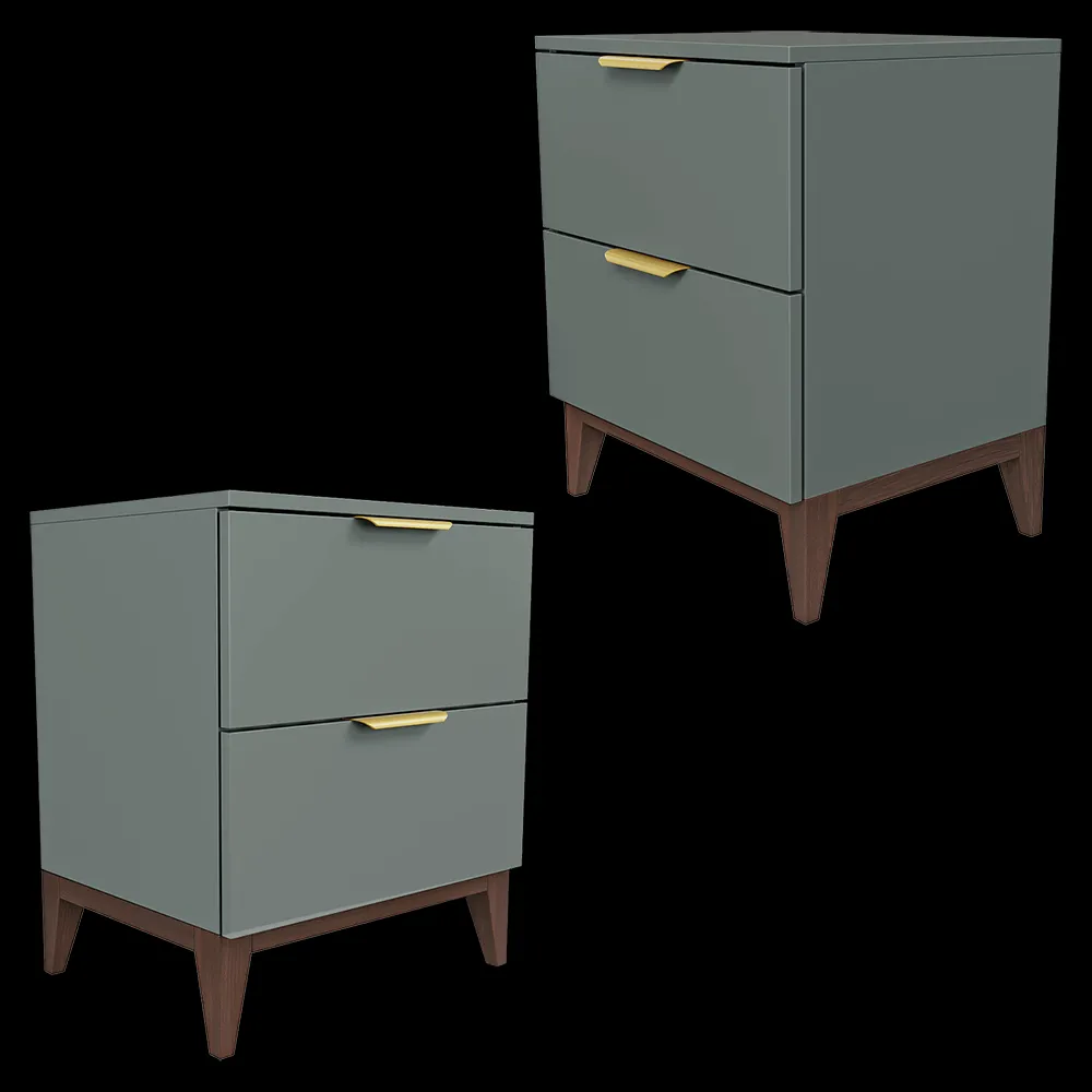 Mister Room – Bedside table DIAMOND WOOD 02 3ds Max