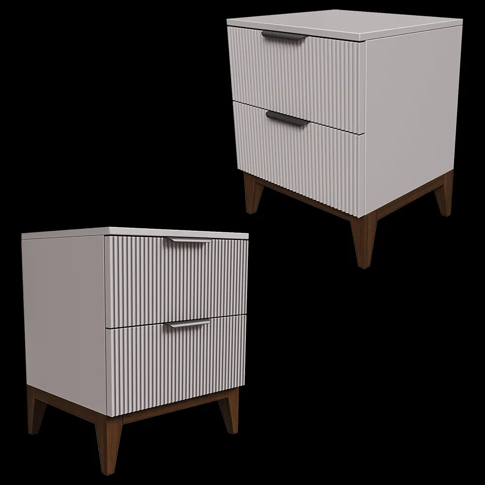 Mister Room – Bedside table DIAMOND WOOD 16 3ds Max