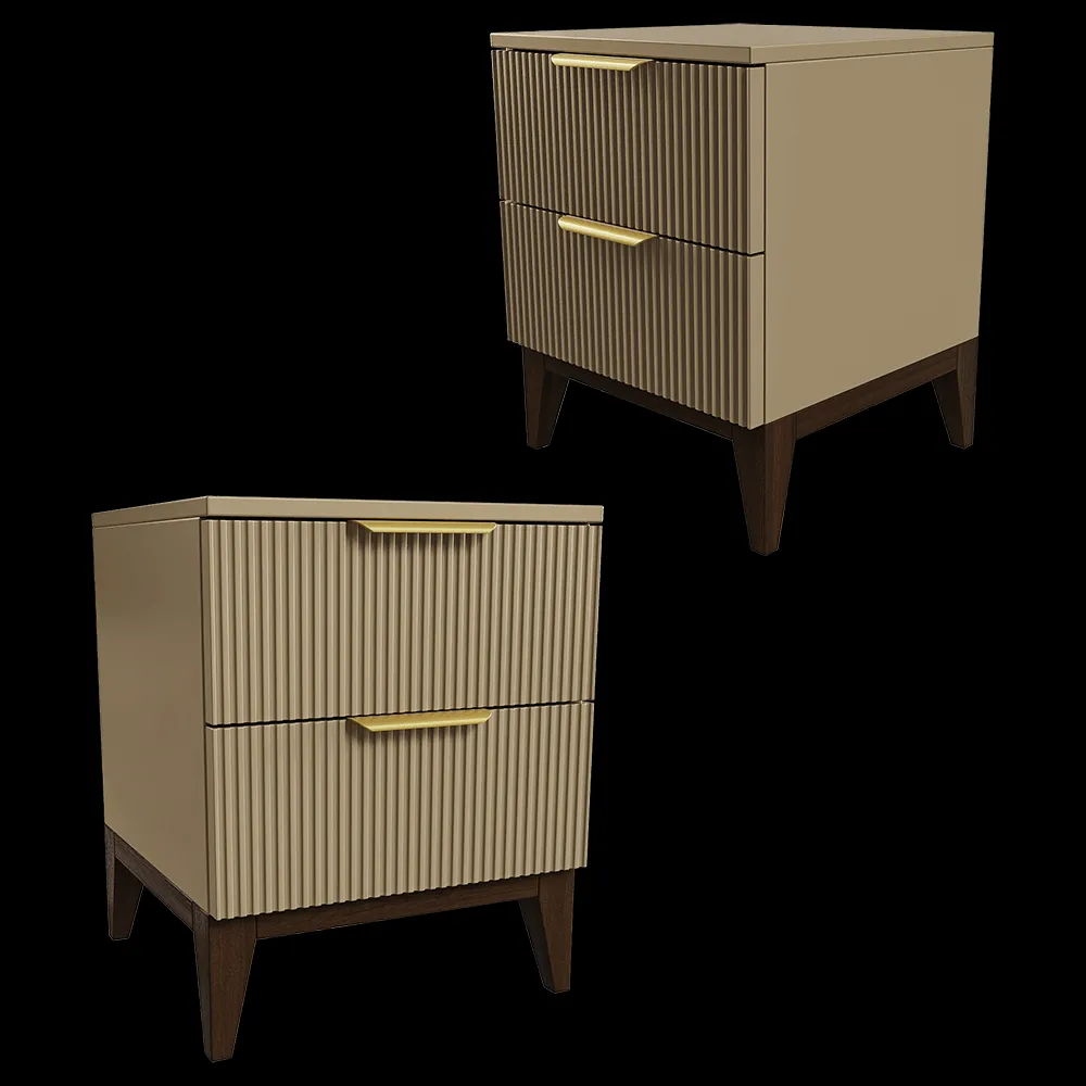 Mister Room – Bedside table DIAMOND WOOD 18 3ds Max