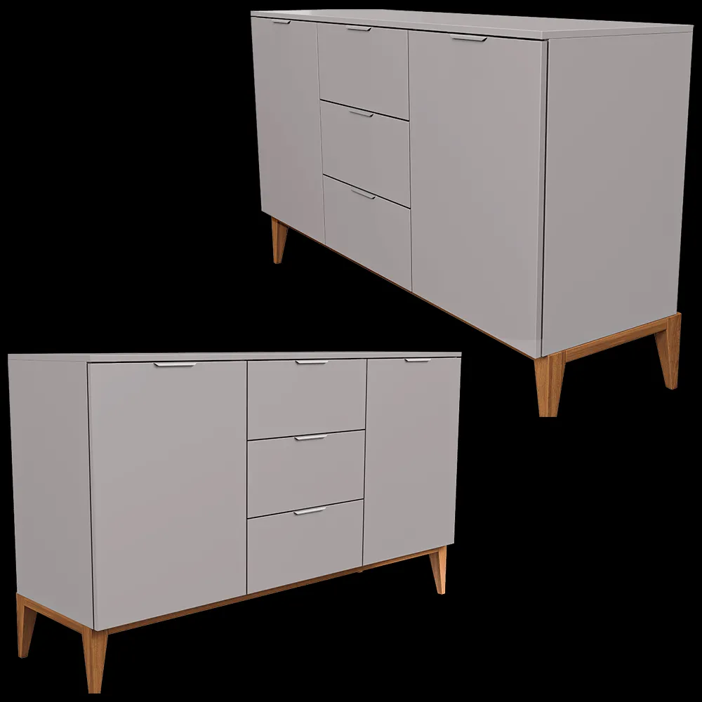 Mister Room – Chest of drawers DIAMOND WOOD 05 3ds Max