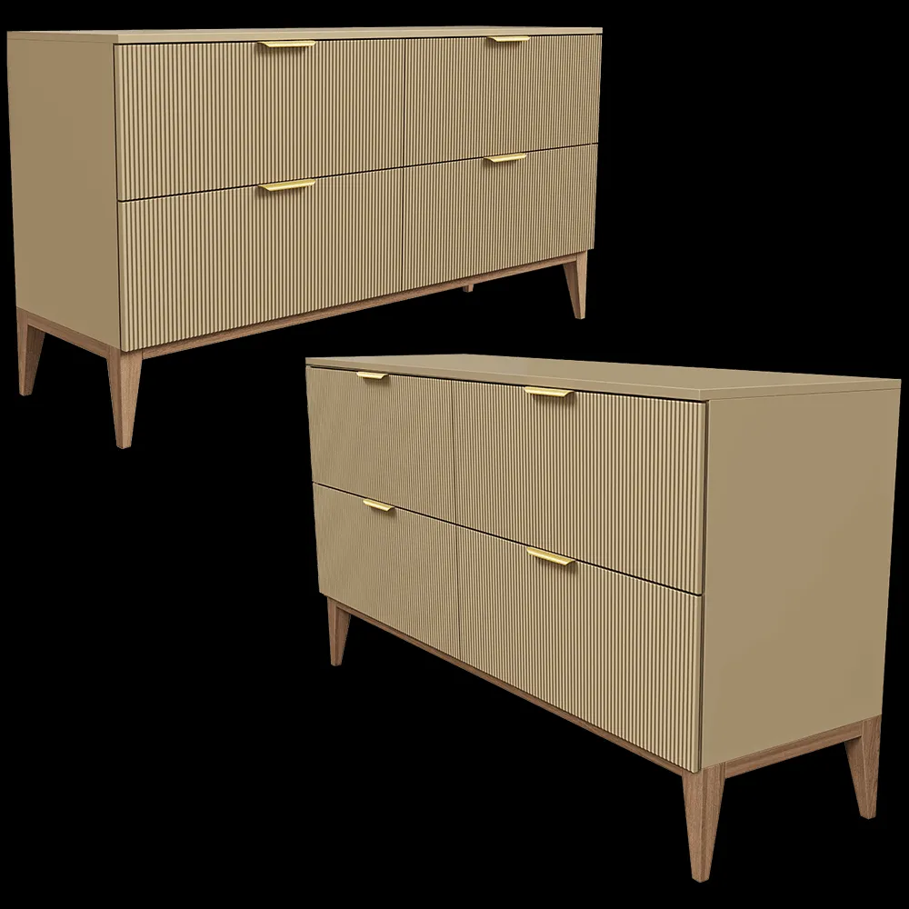 Mister Room – Chest of drawers DIAMOND WOOD 08 3ds Max